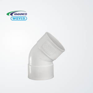 Codo 45º HH PVC -Nivel 1