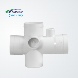 Ramal 90º doble ventilación PVC -Nivel 1