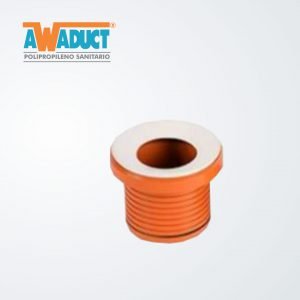 Adaptador concéntrico p/inodoro acanalado ø105 mm (2251) Awaduct