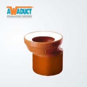 Adaptador excéntrico p/inodoro ø 110 mm (2070) Awaduct