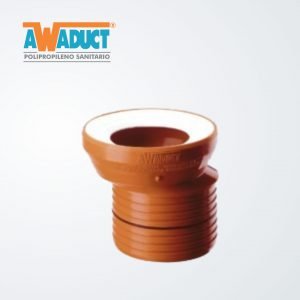 Adaptador excéntrico p/inodoro ø105mm (2071) Awaduct