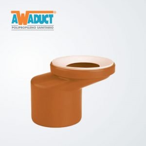 Adaptador super excéntrico p/inodoro ø 110 mm (2270) Awaduct