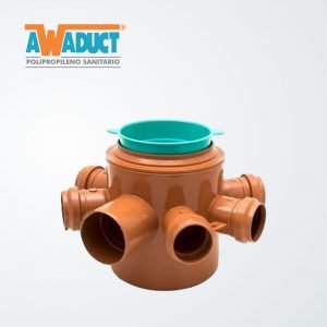 Pileta de patio poliángular  s/rejas 7 entradas (2031) Awaduct