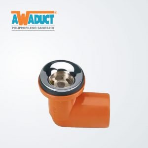 Sopapa bañera rosca larga ø 40mm BR CR (4130) Awaduct